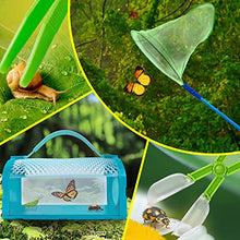 Load image into Gallery viewer, ESSENSON Bug Catcher Kit - Toy Gift for Age 3 4 5 6 7 8+ Years Old Boys Girls Kids Outdoor Explorer Kit with Bug House, Binoculars, Magnifying Glass, Butterfly Net, Camping, Adventure
