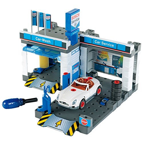 Theo Klein - Bosch Car Repair Station Premium Toys for Kids Ages 3 Years & Up