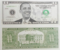 Obama - Pack of (10) #44 President Obama Novelty Bills