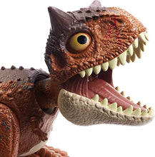 Load image into Gallery viewer, ?Jurassic World Camp Cretaceous Chompin Carnotaurus Toro Dinosaur Action Figure, Toy Gift with Button-Activated Chomping and Other Motions
