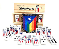 Puerto Rico Dominoes Domino Game Tiles Boricua PR Puerto Rican Classic Must Have (Rainbow)