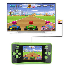 Load image into Gallery viewer, HigoKids Handheld Game for Kids Portable Retro Video Game Player Built-in 182 Classic Games 2.5 inches LCD Screen Family Recreation Arcade Gaming System Birthday Present for Children-Green

