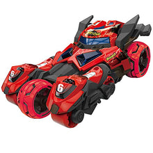 Load image into Gallery viewer, Pull Back Cars Toys, Pull Back Vehicles Motorcycle Launcher Toy Die-cast 3 in 1 Catapult Race Trinity Chariot (Red)
