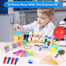 Load image into Gallery viewer, Science Kit, Over 30 Chemistry Experiments Set for Kids, DIY STEM Educational Learning Scientific Toys for Kids Age 3 4 5 6 7 8 9 10 11 Years Old Boys Girls, Gift Birthday Toys for Kids
