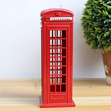 Load image into Gallery viewer, NUOBESTY Red Telephone Booth Piggy Bank, London Souvenirs Red Piggy Bank, Coin Jar Money Box for Adults Kids Birthday New Years Gifts
