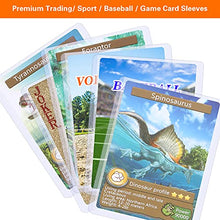Load image into Gallery viewer, 100PCS Card Sleeves Hard Plastic Card Sleeves for Baseball Card Protective Card Holder for Trading Cards Sports Cards 3 x 4 Inch
