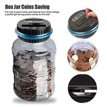 Load image into Gallery viewer, WSZJJ Us Dollar Money Saving Jar Clear Digital Piggy Bank Coin Savings Counter LCD Counting Money Jar Change Gift for Children Kids
