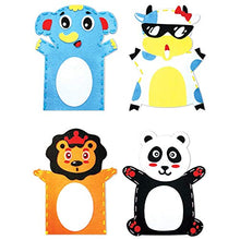 Load image into Gallery viewer, 5Pcs Kid DIY Cartoon Animal Hand Puppet Craft Kit for Girls and Boys Handmade Sewing Crafts Educational Toy Random

