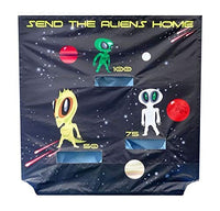 TentandTable Replacement Air Frame Game Panel | Send The Aliens Home | Ball and Bean Bag Toss Panel with Net | Use with Air Frame Game Frame | for Backyards, Carnivals, Schools, Birthday Parties