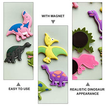 Load image into Gallery viewer, SOLUSTRE 12Pcs Dinosaur Refrigerator Magnet Silicone 3D Cartoon Animal Fridge Magnet for Home Kitchen Kids Early Education Toy (Random Color)
