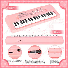 Load image into Gallery viewer, Electronic Piano Keyboard 37 Key Piano for Kids Keyboard Piano with Microphone Learning Musical Toys for 3 4 5 Year Old Boys Girls Birthday Gifts Age 3-5
