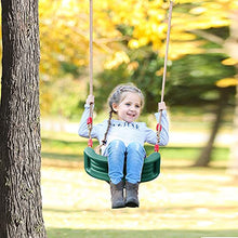 Load image into Gallery viewer, RedSwing Plastic Swing Seat with Rope, Kids Tree Swing Seat, Swing Set Accessories, Great for Outdoor Indoor, Tree, Swing Set, Playground, Green
