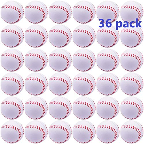 YOFOBU 36 Pack Mini Baseball Squishy Balls 2 Inch Stress Anxiety Relief Squeeze Ball for School Carnival Reward Party Bag Gift Fillers Ports Theme Party Favor Toys Birthday Party Baseball Game