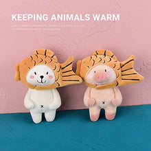 Load image into Gallery viewer, VICKYPOP Animal Plush Keychain Cute Stuffed Toy and Interesting Backpack Doll Pendant for Kids or Friends (Fish + White cat)
