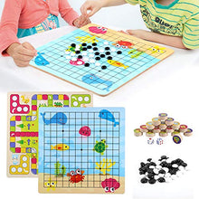 Load image into Gallery viewer, Nunafey Board Games Kid Toy, Travel Games Five-in-A-Row Interactive Desktop Game Desktop Game, for Home Travel
