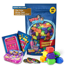 Load image into Gallery viewer, Izzy &#39;n&#39; Dizzy 100 Medium Dreidels - Assorted Colors - Classic Chanukah Spinning Draidel Game and Prize - Bulk Value Pack

