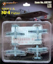 Load image into Gallery viewer, MRT68202 1:200 Merit F4F-4 Wildcat Fighter Set (4 pcs) (pre-painted/pre-built) by Merit International
