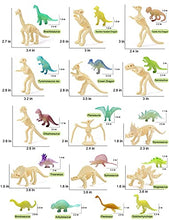Load image into Gallery viewer, Nothers, 38 Piece Glow in Dark Dinosaur Toy Set 7In Dinosaurs Figures Toys Realistic Mini Dino for Boys Girls Kids Cake Toppers Party Favors Gifts, YGKL-2021

