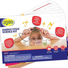 Load image into Gallery viewer, Energy Stick Science Kit  Fun Science Kits for Kids to Learn About Conductors of Electricity, Safe, Hands-On STEM Learning Toy, Independent or Group Activity for Classrooms or Home
