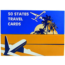 Load image into Gallery viewer, 50 States Travel Cards United States USA Gift for Travel Book Through Flashcards Party Gift Vacation Ideas
