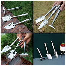 Load image into Gallery viewer, NUOBESTY 3pcs Kids Gardening Tools Set Stainless Steel Small Garden Shovel Rake Fork and Trowel Kids Best Outdoor Toys Gift for Boys and Girls
