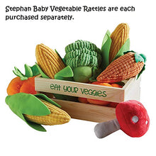 Load image into Gallery viewer, Stephan Baby Velour Plush Vegetable Rattle, Carrot
