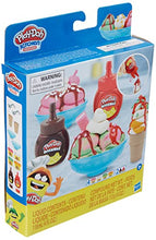 Load image into Gallery viewer, Play-Doh Kitchen Creations Double Drizzle Ice Cream Playset for Kids 3 Years and Up with 2 Drizzle Colors and 4 Classic Cans, Non-Toxic
