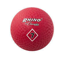 Load image into Gallery viewer, Champion Sports Playground Ball, 7&quot;, Red
