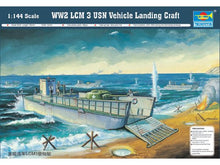Load image into Gallery viewer, Trumpeter World War 2 LCM 3 USN Vehicle Landing Craft Kit
