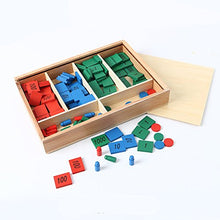 Load image into Gallery viewer, New Sky Enterprises Professional Montessori Stamp Game Material Kids Counting Learning and Math Aids Wooden Toy
