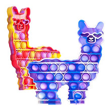 Load image into Gallery viewer, Fidget-POP-Toys-Llama Silicone Bubble Sensory, Alpaca Stress Anxiety Restless Reliever Decompression Squeeze Toy for Stressed, Fidgety and Autism, ASD, Autistic, ADHD Fidget 2 Pack for Girls
