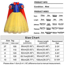Load image into Gallery viewer, Jurebecia Princess Costume Girls Dress up Fancy Puff Sleeve Dress Set Kids Halloween Christmas Birthday Them Party Outfits Clothes with Cape and Red Bowknot Headband Size 10
