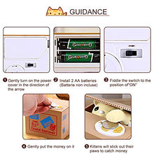 Load image into Gallery viewer, KUIDAMOS Stealing Coin Cat Box Coin Bank for Money Saving,ABS Plastic &amp; Electronic Component,Automatic Stealing Coin Cat Kitty Piggy Bank for Kids Christmas/Birthday Gift
