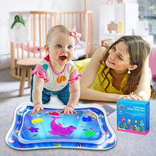 Load image into Gallery viewer, ZMLM Baby Tummy-Time Water Mat: Infant Christmas Toy Gift Activity Play Mat Inflatable Sensory Playmat Babies Belly Time Pat Indoor Small Pad for 3 6 9 Month Newborn Boy Girl Toddler Fun Game
