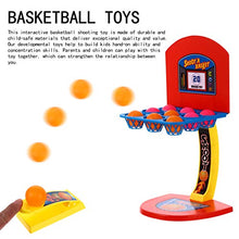 Load image into Gallery viewer, IMIKEYA Mini Desktop Basketball Game Kids Indoor Desktop Shooting Ball Game Finger Sports Toy 2 Player Mini Basketball Game
