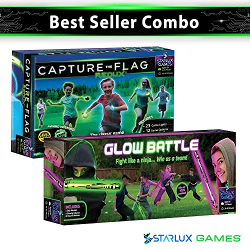 A Glowing Combo: Capture The Flag Redux + Glow Battle - Glow, Race & Run!