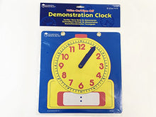 Load image into Gallery viewer, Learning Resources Write &amp; Wipe Demonstration Clock, Easy To Read, 12&quot; Square Clock, Ages 6+
