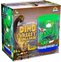 Light-Up Dinosaur Terrarium Kit for Kids - Kids Birthday Gifts for Kids - Best Dinosaur Toys & Activities Kits Presents - Arts & Crafts Stuff for Boys & Little Girls Age 4 5 6 7 8-12 Year Old Boy Gift