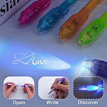 Load image into Gallery viewer, Invisible Ink Pen 16 PCS, Magic Pen with UV Light, Party Favors for Kids 8-12, Spy Pen, Prizes for Classroom, Kids Party Favors, Christmas,Thanksgiving,Halloween for Boys Girls Goodie Bag Toys Gift
