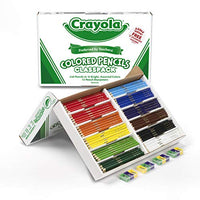 Crayola Colored Pencils, Bulk Classpack, Classroom Supplies, 12 Assorted Colors, 240 Count