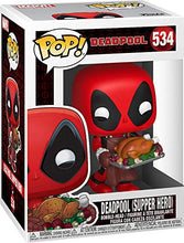 Load image into Gallery viewer, Funko Pop! Marvel: Holiday - Deadpool with Turkey
