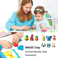 Load image into Gallery viewer, ideallife Modeling Clay Air Dry DIY Ultra Light Molding Clay, 36 Colors Soft Magic Plasticine Craft Toy with Tools, Best Kids Gift for Birthday Holiday
