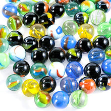 Load image into Gallery viewer, 60PCS Colorful Glass Marbles,9/16 inch Marbles Bulk for Kids Marble Games,DIY and Home Decoration
