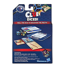 Load image into Gallery viewer, Hasbro Gaming Clue Diced Game, Easy to Learn Game, Quick Game, Portable Travel Game, Travel Game, Family Board Game, Fast Game for Kids Ages 8 and Up
