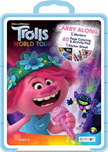 Load image into Gallery viewer, Dreamworks Trolls World Tour Carry Along Plastic Case with Colring Pad and 5 Markers AS47368 Bendon
