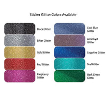 Load image into Gallery viewer, RNK Shops Hello Quotes and Sayings Glitter Sticker Decal - Up to 20&quot;X12&quot; (Personalized)
