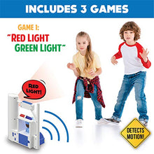 Load image into Gallery viewer, Red Light Green Light with Motion Sensing - Get Kids Active with 3 Different Kids Games, For Kids Ages 4-8 Or A Toddler Game
