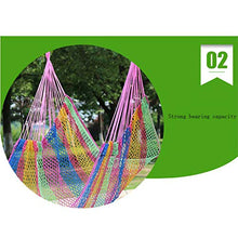 Load image into Gallery viewer, FEANG Swing Seat Breathable Ice Mesh Hanging Chair Single Hammock Swing Outdoor Mesh Hammock Hanging Chair Adult Children Swing Accessories ( Color : B )
