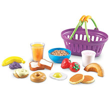 Load image into Gallery viewer, Learning Resources New Sprouts Breakfast Foods Basket, Pretend Play, 16 Pieces, Ages 18 mos+
