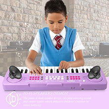 Load image into Gallery viewer, BIGFUN Kid Keyboard Piano - 37 Keys Keyboard Piano Kids Multifunction Music Educational Instrument Toy Keyboard Piano for 3, 4, 5, 6, 7, 8 Girls and Boys (Purple)
